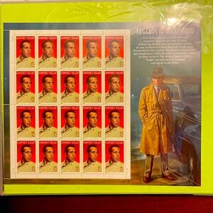 Humphrey Bogart “Legends of Hollywood” stamps.